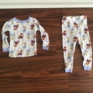 Girls toddler 4 disney frozen pj set